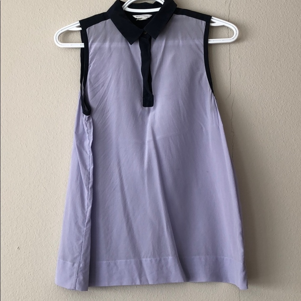 Clue Monaco silk top